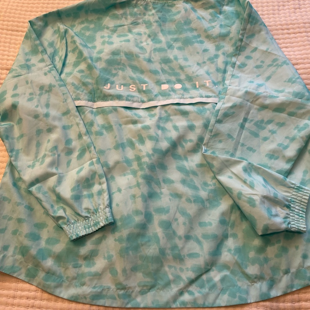 Nike Running Blue Patterned Pullover - image 6